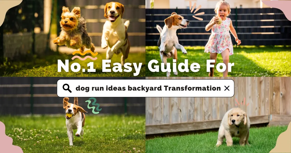 No.1 Easy Guide For dog run ideas backyard Transformation